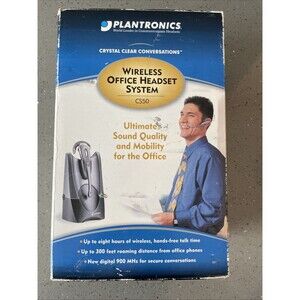 *READ* Plantronics CS50 Wireless Office Headset System PARTS ONLY